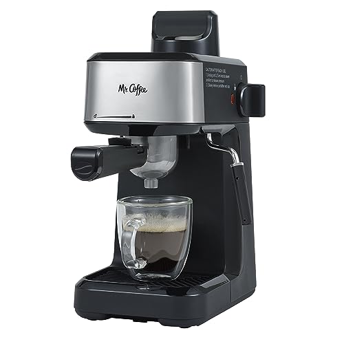 4-Shot Steam Espresso Cappuccino and Latte Maker with Stainless