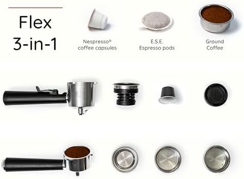 Compact flex 3-in-1 ground coffee espresso maker — photo 4