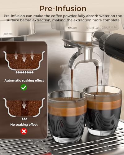 Pro espresso machine with integrated grinder — photo 3