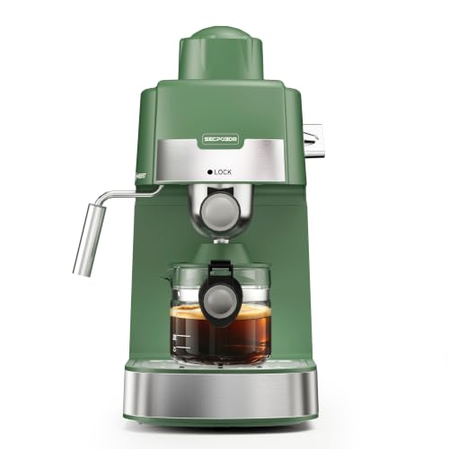 3.5Bar Espreeso Machine 4-Cup Compact Coffee Maker 800W Green