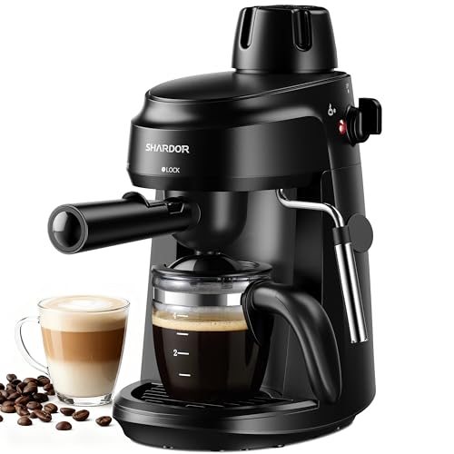3.5 Bar Espresso Machine with Milk Frother for Cappuccino and Latte